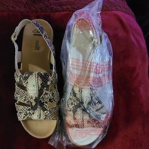 Womens leopard print slingback